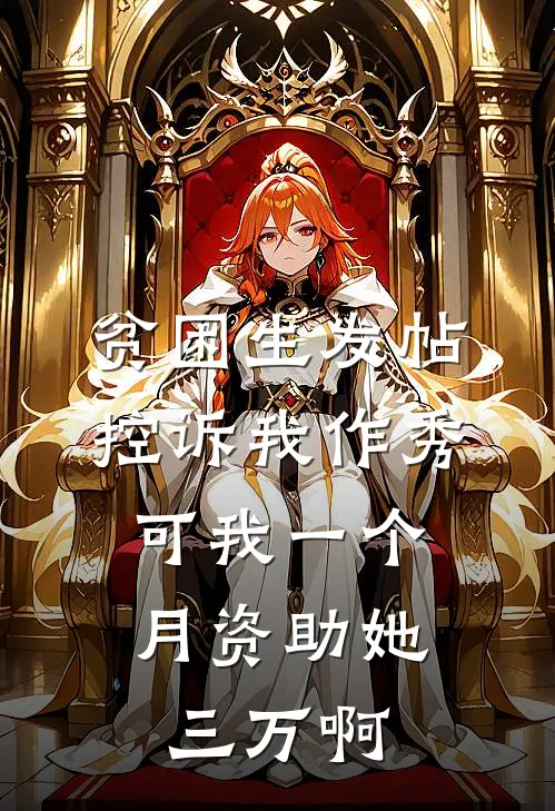 贫困生发帖控诉我作秀，可我一个月资助她三万啊