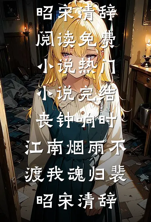 丧钟响时，江南烟雨不渡我魂归裴昭宋清辞阅读免费小说_热门小说完结丧钟响时，江南烟雨不渡我魂归裴昭宋清辞