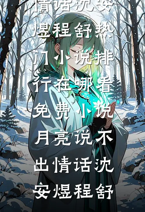 月亮说不出情话沈安煜程舒热门小说排行_在哪看免费小说月亮说不出情话沈安煜程舒