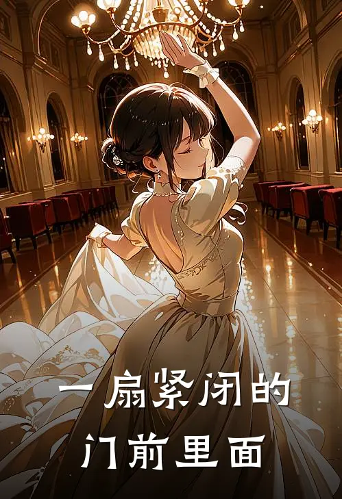 一扇紧闭的门前里面有