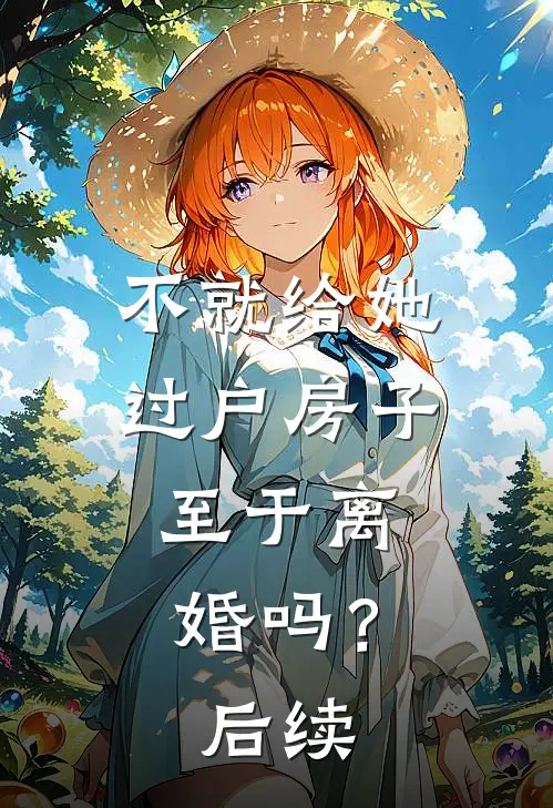 不就给她过户房子，至于离婚吗？后续