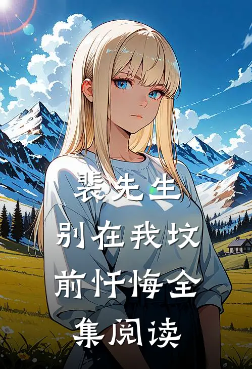裴先生，别在我坟前忏悔全集阅读